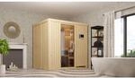 Karibu Sauna Finja mit Ofen externe Stg.Easy Natur