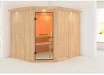 Karibu Sauna LED-Dachkranz Natur