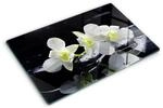 Tulup Herdabdeckplatte 80x52 cm Schneidebrett aus Glas Schutzplatte...