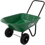 ECD Germany Schubkarrenwagen 78L mit Stahlrahmen PU-Reifen PP-Wanne