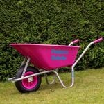 TRUTZHOLM Schubkarre Proseccokutsche 100 L Traglast 250 kg Pink