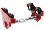 Wiltec Laufkatze 500kg 45-220mm Rollfahrwerk Handfahrwerk Unterflanschlaufkatze