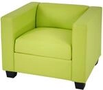 MCW Sessel Loungesessel Lille Kunstleder Hellgr&uuml;n
