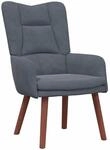 vidaXL Relaxsessel Dunkelgrau 63 x 67 x 94 cm Samt 42001804