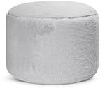 mokebo Pouf aus Kunstfell Der Flauschige Fu&szlig;hocker oder Sitzpouf aus Faux fur...