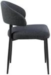 ebuy24 Edina Esszimmerstuhl Stoff Grau