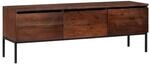 vidaXL TV-Schr&auml;nk Honigbraun 110 x 30 x 36 cm Massivholz Akazie 4104021