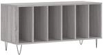 vidaXL Plattenschrank Grau Sonoma 100x38x48 cm Holzwerkstoff 831754