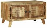 vidaXL Couchtisch Braun 80 x 54 x 45 cm Raues Mango-Massivholz 4104538