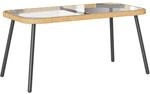 vidaXL Couchtisch Braun und Schwarz 90 x 45 x 43 cm 4108268