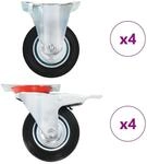 vidaXL 8 Stk Rollen 100 mm 278041