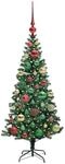 vidaXL K&uuml;nstlicher Vorbeleuchteter Weihnachtsbaum Gr&uuml;n 120 cm 3396744