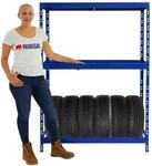 PROREGAL Reifenregal Tiger HxBxT 180 x 120 x 40 cm Bis Zu 6 Reifen Auf 1 Ebene...