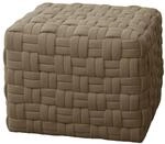 Svita Poppy Hocker Sitzpouf Geflochten Sitzhocker Fu&szlig;hocker F&uuml;r Sessel...