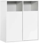 mokebo W&auml;scheschrank in Wei&szlig; Der W&auml;scheh&uuml;ter W&auml;schesortierer mit 2...