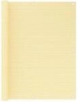 vidaXL Balkon-Sichtschutz Beige 120x500 cm HDPE 310918