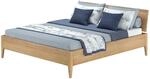 Erst-Holz Doppelbett Metallfrei 180 x 200 cm Massives Buchenholz Konische F&uuml;&szlig;e