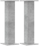 vidaXL Pflanzenst&auml;nder 2 Stk Betongrau 30x30x95 cm Holzwerkstoff 3307876