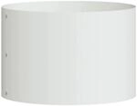 vidaXL Pflanzenring Wei&szlig; 30 x 30 x 20 cm Kaltgewalzter Stahl 873594