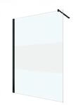 Glaszentrum Hagen Black-Edition Walk in Duschabtrennung Duschwand Dusche 10mm...