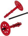 Protektor D&auml;mmstoffd&uuml;bel 100 St&uuml;ck &Oslash;10x160mm mit Kunststoffnagel f&uuml;r WDVS