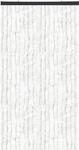 Arsvita Flauschvorhang Flauschgardine Vorhang 100 cm x 220 cm Unistreifen Wei&szlig;