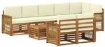 vidaXL Sofagarnituren Massivholz Akazie 3384536