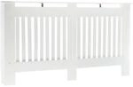 Toboli Heizk&ouml;rperverkleidung Wei&szlig; 172x19x82cm MDF Heizk&ouml;rperabdeckung Heizung