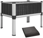 TTL GARDEN Hochbeet SUPERIOR M 80&times;50&times;80 cm &ndash; Kompaktes Metall Hochbeet...
