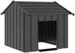 vidaXL Hundeh&uuml;tte mit Dach 85x107x81 cm Verzinkter Stahl 4100913