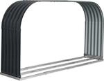Westmann Kaminholzregal Stahl 111 cm x 212 cm x 46 cm Anthrazit