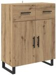 vidaXL Sideboard Artisan-Eiche 69,5 x 34 x 90 cm Holzwerkstoff 882309