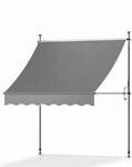 Sol Royal Klemmmarkise 1 5m Breit ohne Bohren SolVision BM3 Anthrazit