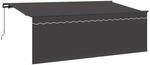 vidaXL Einziehbare Markise Anthrazit 400 x 200 cm 3329802