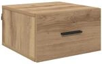 vidaXL Nachttisch Artisan-Eiche 35 x 35 x 20 cm Holzwerkstoff 882402
