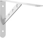 vidaXL Regaltr&auml;ger 4 Stk 30x2,5x15,5 cm Silbern Edelstahl 30299