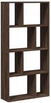 vidaXL B&uuml;cherregal Braun Eichen-Optik 60x20x120 cm Holzwerkstoff 858153