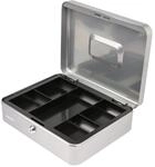 HMF 10130-09 Geldkassette Abschlie&szlig;bar Kasse M&uuml;nzeinsatz 5 M&uuml;nzf&auml;cher 30 x...