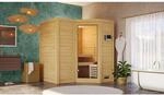 Woodfeeling Sauna Steena 1 mit Glast&uuml;r