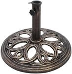 Costway Sonnenschirmst&auml;nder Schirmst&auml;nder f&uuml;r Schirmstangen Von 38/48 mm