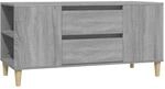 vidaXL TV-Schrank Grau Sonoma 102x44,5x50 cm Holzwerkstoff