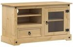vidaXL TV-Schrank Corona 100x45x58 cm Massivholz Kiefer 4005669