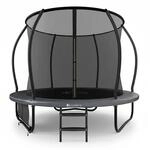 Juskys Trampolin SkyBounce S in Schwarz/Anthrazit