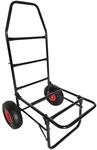 Relaxdays Transportwagen Stahl Schwarz Klappbar 102 cm x 50 cm x 37 cm 80 kg