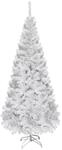 Costway K&uuml;nstlicher Weihnachtsbaum 180cm mit 650 PVC Nadeln & St&auml;nder