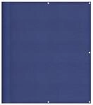 vidaXL Balkon-Sichtschutz Blau 120x1000 cm 100 % Polyester-Oxford 4000293