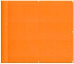 vidaXL Balkon-Sichtschutz Orange 90x700 cm 100% Polyester-Oxford 42002141
