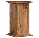 vidaXL Pflanzenst&auml;nder Altholz-Optik 33x33x60 cm Holzwerkstoff 852967