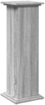 vidaXL Postament mit Stauraum Grau Sonoma 31x30x90 cm Holzwerkstoff 854612