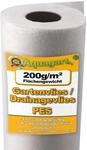 Aquagart 285m&sup2; Geotextilvlies Gartenvlies Unkrautvlies Drainagevlies 200g 1,9m
